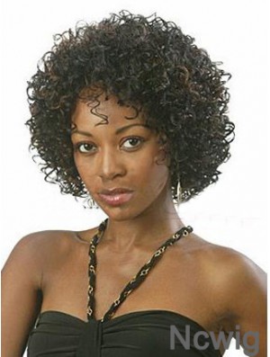 New 10 inch Chin Length Kinky Wigs For Black Women