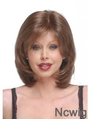 Capless Chin Length Straight Auburn Discount Bob Wigs