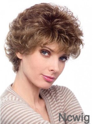 Layered Short Auburn UK Wigs