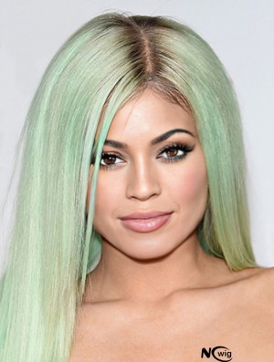 Fashion 18 inch Long Straight Without Bangs Capless Kylie Jenner Wigs