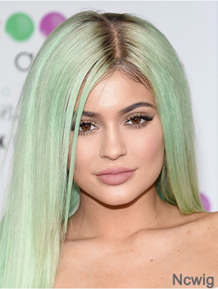 Fashion 18 inch Long Straight Without Bangs Capless Kylie Jenner Wigs