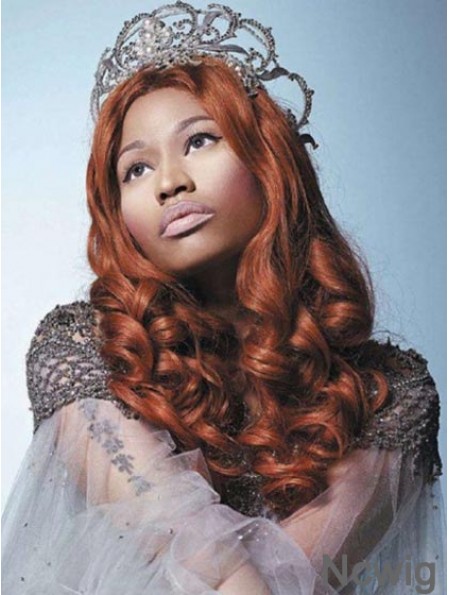 20 inch Auburn Curly Without Bangs Long Gorgeous Nicki Minaj Wigs