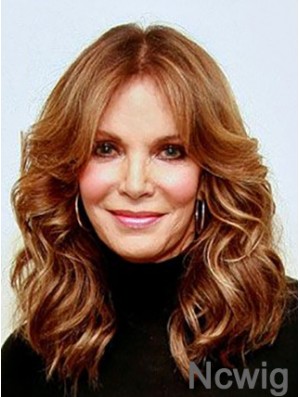 Long Wavy Without Bangs Lace Front Brown Fabulous 16 inch Jaclyn Smith Wigs