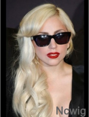 16 inch Good Long Wavy With Bangs Lady Gaga Wigs