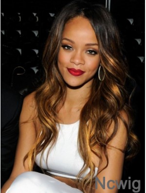 Ombre/2 Tone Wavy Layered Lace Front 22 inch High Quality Rihanna Wigs