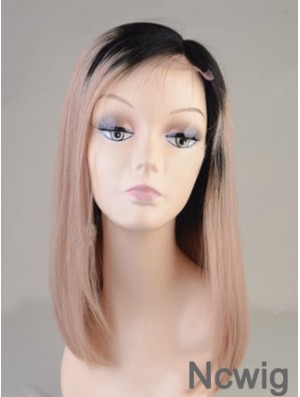 Long Straight Without Bangs Full Lace 14 inch Best Black Women Wigs