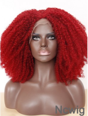 Comfortable 14 inch Long Kinky Wigs For Black Women